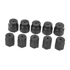 A/C Valve Core Cap, Air Conditioning Service AC System Charging Port Caps,