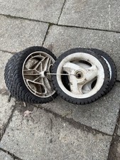 Set of 4 Used Craftsman Push Mower Wheels Universal Lawn Mower