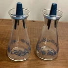 Vintage Pyrex Salt and Pepper Old Town Blue Onion Pattern Shakers