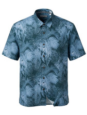 Tommy Bahama Coast Luminescent Fronds IslandZone Blue Note 2XLB NWT 168