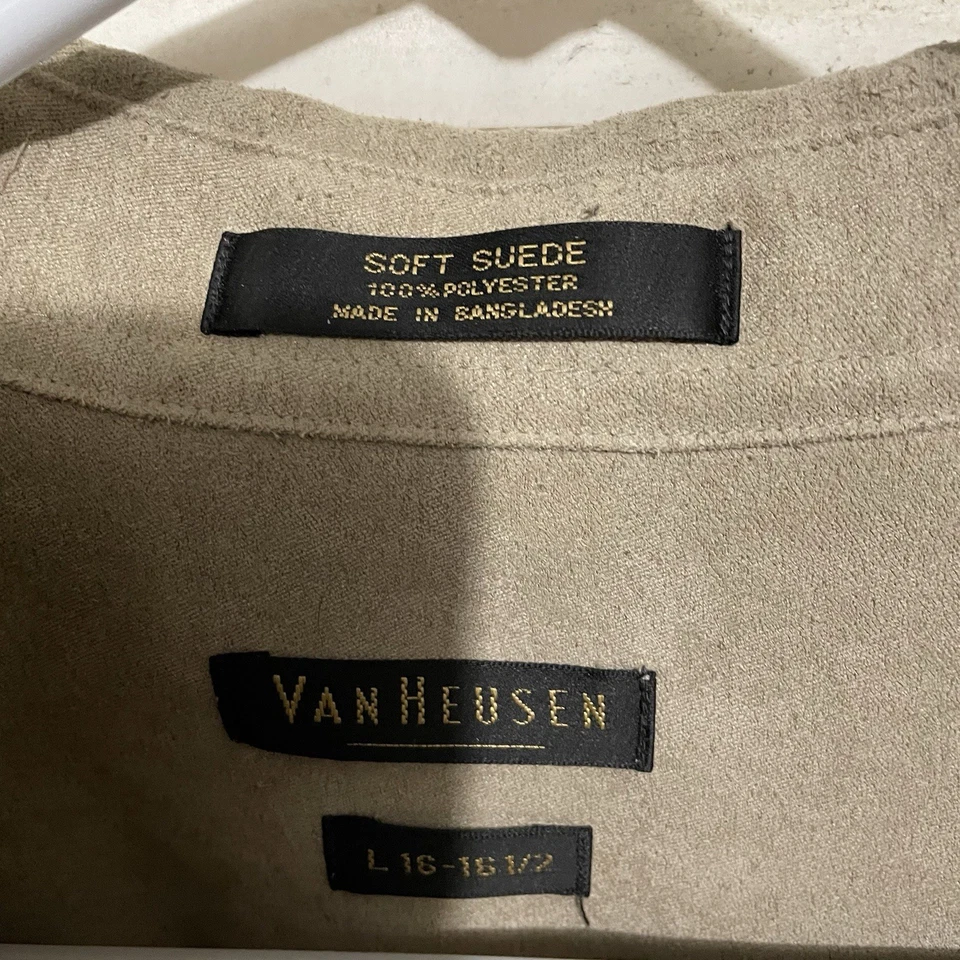 Camisa van heusen gamuza suave manga larga  Foto 2 de 4