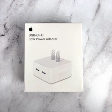 Apple OEM 35W Compact Power Adapter Dual USB-C Port