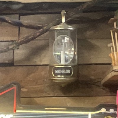 vintage michelob Lighted Beer Lanterns 