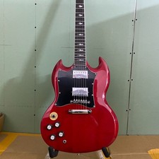 Left-hand Custom Shop Angus Young S G Red Electric Guitar - US Free shipping