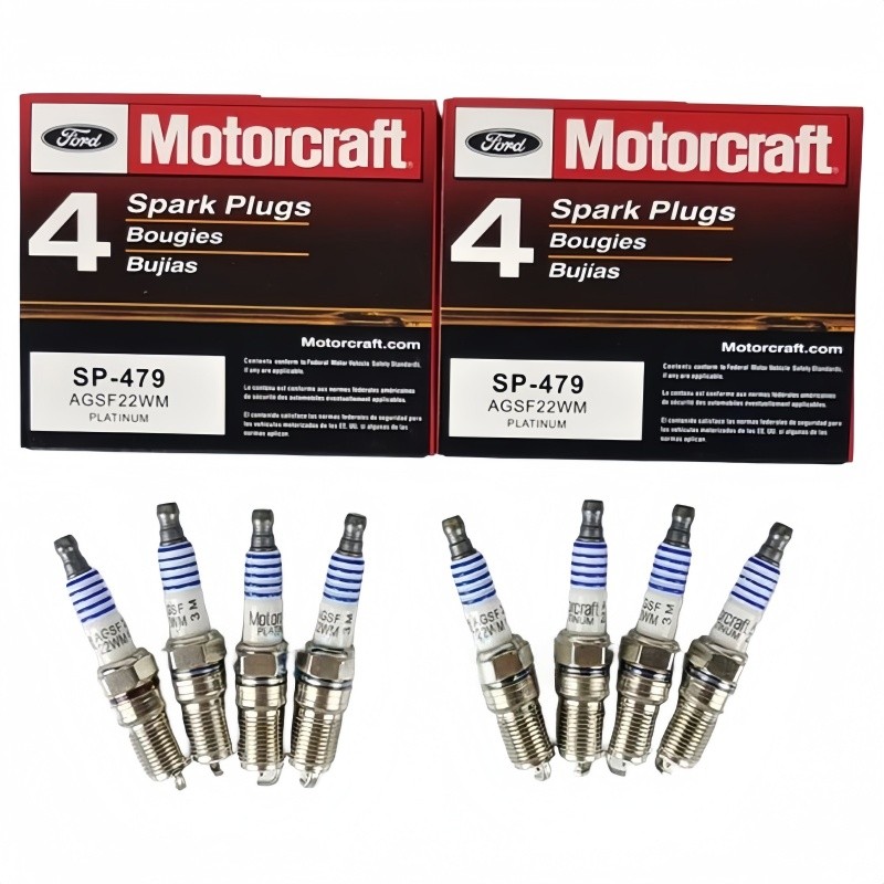 8PC SP479 Platinum Spark Plugs AGSF22WM For Ford F150 Motorcraft 5.4L 6.8L Crown