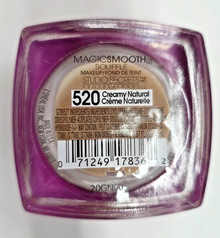 全新 L'Oréal Magic Smooth Souffle-520 奶油色 自然色 — 第 2/2 张图片
