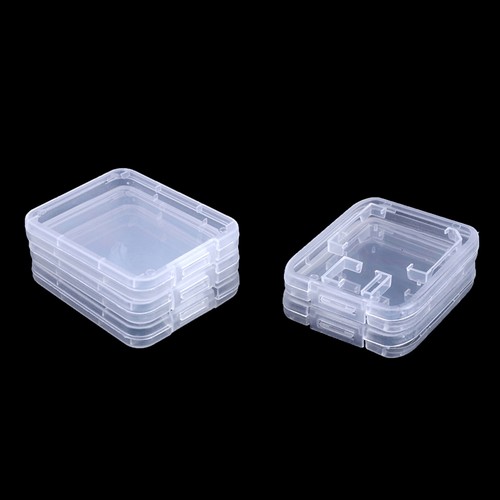 10Pcs Transparent SD TF CF Memory Card Storage Box Holder Box Protective Cas _pu - Zdjęcie 10 z 13