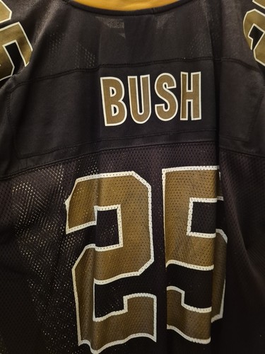 Reebok Onfield NFL Jersey Reggie Bush New Orleans Saints Adult Large PRE-OWNED - Picture 5 of 6