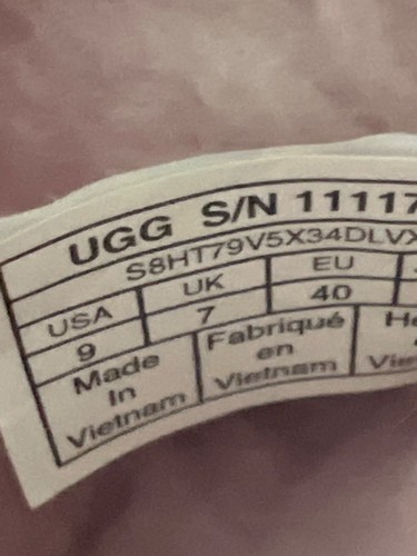 UGG Neumel Women Pink Suede Shearling Lined Ankle Boots Size 9 - Picture 9 of 9