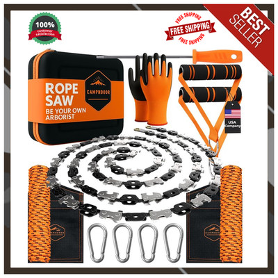 High Limb Rope Saw 53 In  Zero Effort 360 Arborist Rope Chain Saw  Limb Saw...