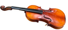 14 " 4/4 Violin-Body  Scroll Only-No Pegs