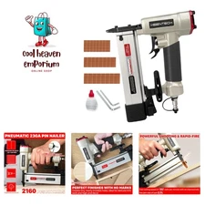 Pneumatic Pin Nailer 23 Gauge, Pin Nail Gun with 2160pcs 1/2" to 1-3/8" Pin N...