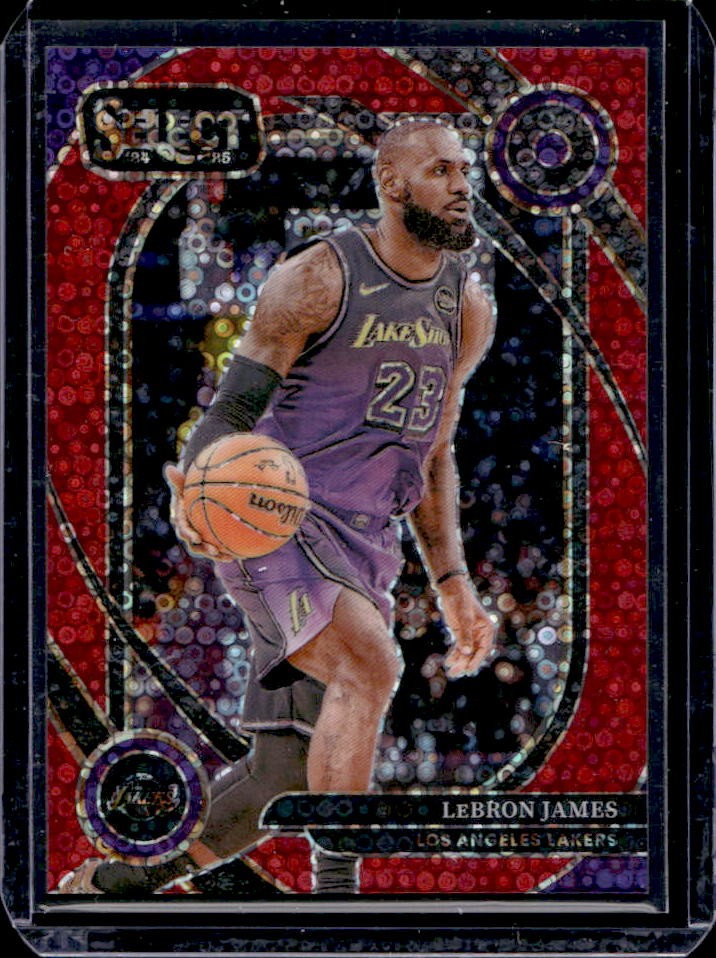 LeBron James 2024 Select #241 Courtside Red Disco /49 Price