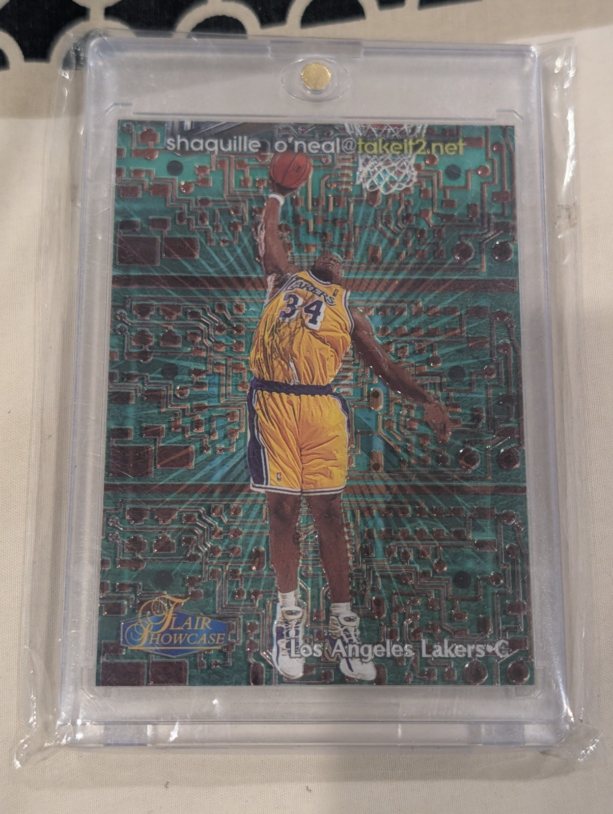 Shaquille O'Neal Takeit2.net - 1998-99 Flair Showcase