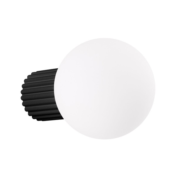 Wandleuchte Badezimmer IP44 Schwarz G9 Glas B:12 Cm Spiegel Wand Leuchte Bad-image