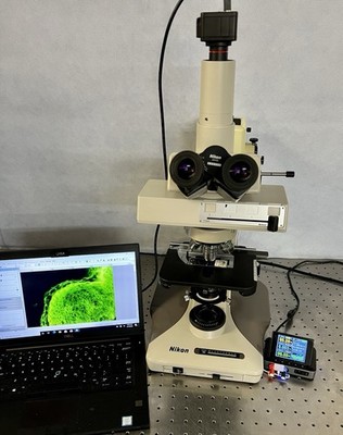 Nikon Optiphot 2 EFD 3 Microscope Upgraded LED Fluorescence 5MP CAM + Guarantee