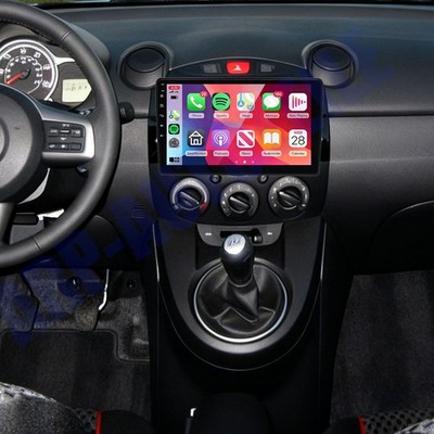2+64G Für Mazda 2 2007-2013 Apple CarPlay Android 15 Autoradio GPS Navi mit KAM