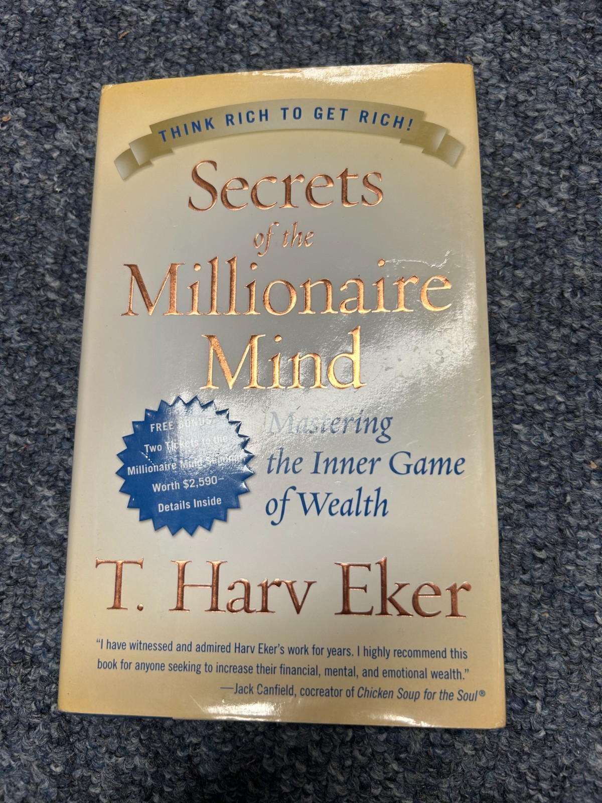 Secrets of the Millionaire Mind : T. Harv Eker 2005 (SIGNED BY AUTHOR) Free P+P