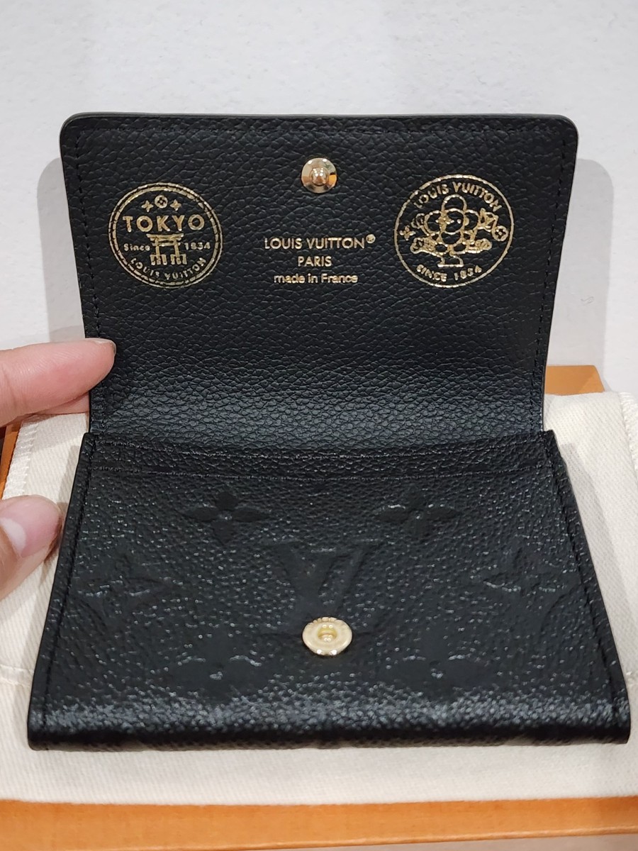 Louis Vuitton Business Card Holder With Tokyo (Japan) Hot Stamp | eBay