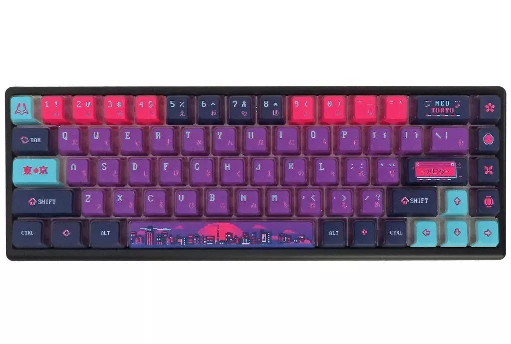 Arbiter Studio Polar 65 Keyboard Neo Tokyo AS-KB165BKUS-NEOT US