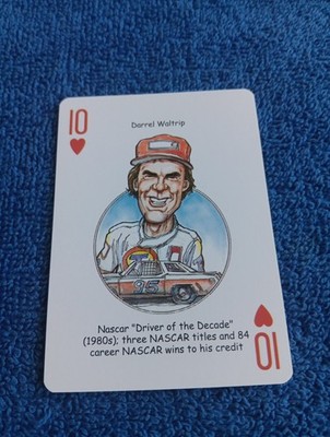 Darrell Waltrip Card American Racing Hero Decks Playing Cards Nascar Card