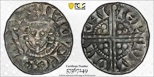 (1247-72) 1D S-1372 England Silver Penny - Henry III - NGC VF35