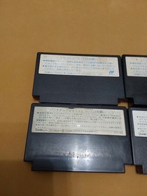 Lot of 4 Dragon Quest Warrior 1 2 3 4 I II III IV FC Famicom NES Japan Import 