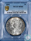 1898 Morgan Dollar PCGS MS66 - Premium Gem Brilliance in TrueView!