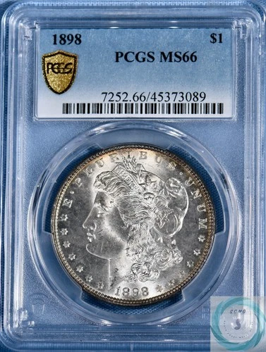1898 Morgan Dollar PCGS MS66 - Premium Gem Brilliance in TrueView!
