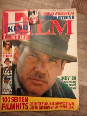 FILM ILLUSTRIERTE 9/89 - Jahrg. 1989 - Harrison Ford INDIANA JONES