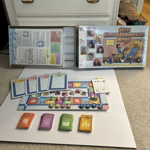 VINTAGE The Baby Sitters Club Game COMPLETE Milton Bradley 1989 BSC Girls Books