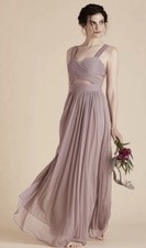 Birdy Grey Women  s Elyse Dusty Rose Bridesmaids Dress Formal Cutout Size S New