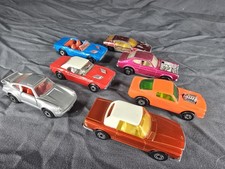 Vintage Matchbox Superfast 7pc Lot Porsche Mercedes Dodge Capri Lesney 1970s