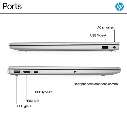 HP 15.6" Touch Laptop computer Win11Pro 10-core-i7-1355U Up To 64GB RAM 2TB SSD - Picture 5 of 6