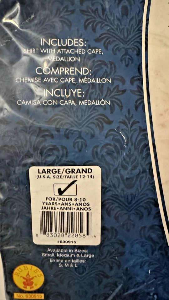 Rubíes Opus Colección Pequeño Vampiro Halloween Disfraz Niño Talla Grande 12-14 Foto 2 de 2