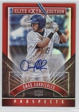 2015 Panini Elite Extra Edition Prospects Auto Omar Carrizales #164 Auto 0f8