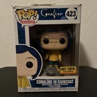 Funko Pop! Animation Coraline in Raincoat #423 Vaulted New In Damaged Box