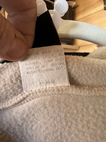 Maglione Vintage 1997 Disney Il Re Leone Broadway Musical 1/4Zip Pile Usato in Ottime Condizioni - Foto 4 di 6
