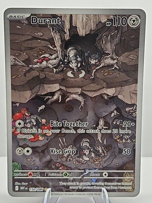 Durant 150/086 Pokémon TCG White Flare Illustration Rare Holo Card NM