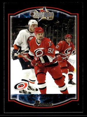 Jeff O'Neill 2002-03 Bowman YoungStars #31 Carolina Hurricanes Hockey *040H