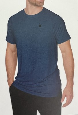 Spyder Active Men s Raglan Sleeve Crewneck Tee, SIZE M COLOR BLUE