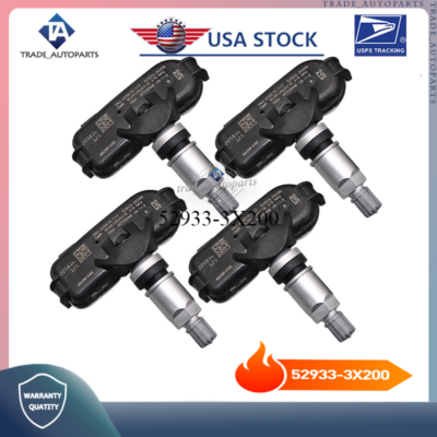 #ad #ad 4pcs Tire Pressure Monitoring Sensor For Kia Rio 2012 2017 EX LX SX TPMS 1.6 NEW $31.37