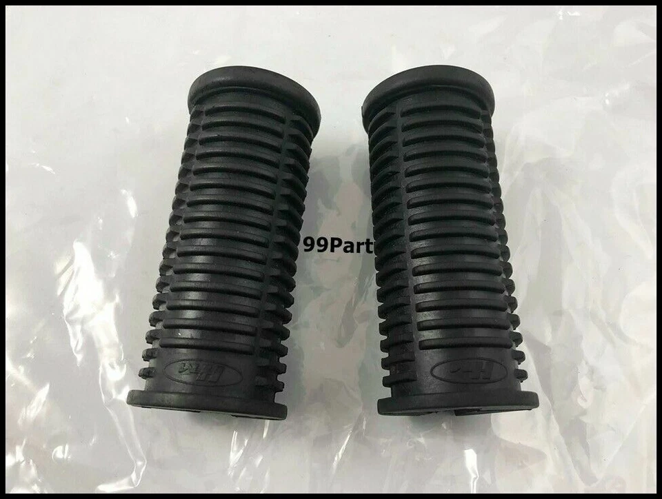 Estriberas delanteras de goma para HONDA CB350F CB400F CB450 CL450 CB500 CB550 CB750 Foto 2 de 4