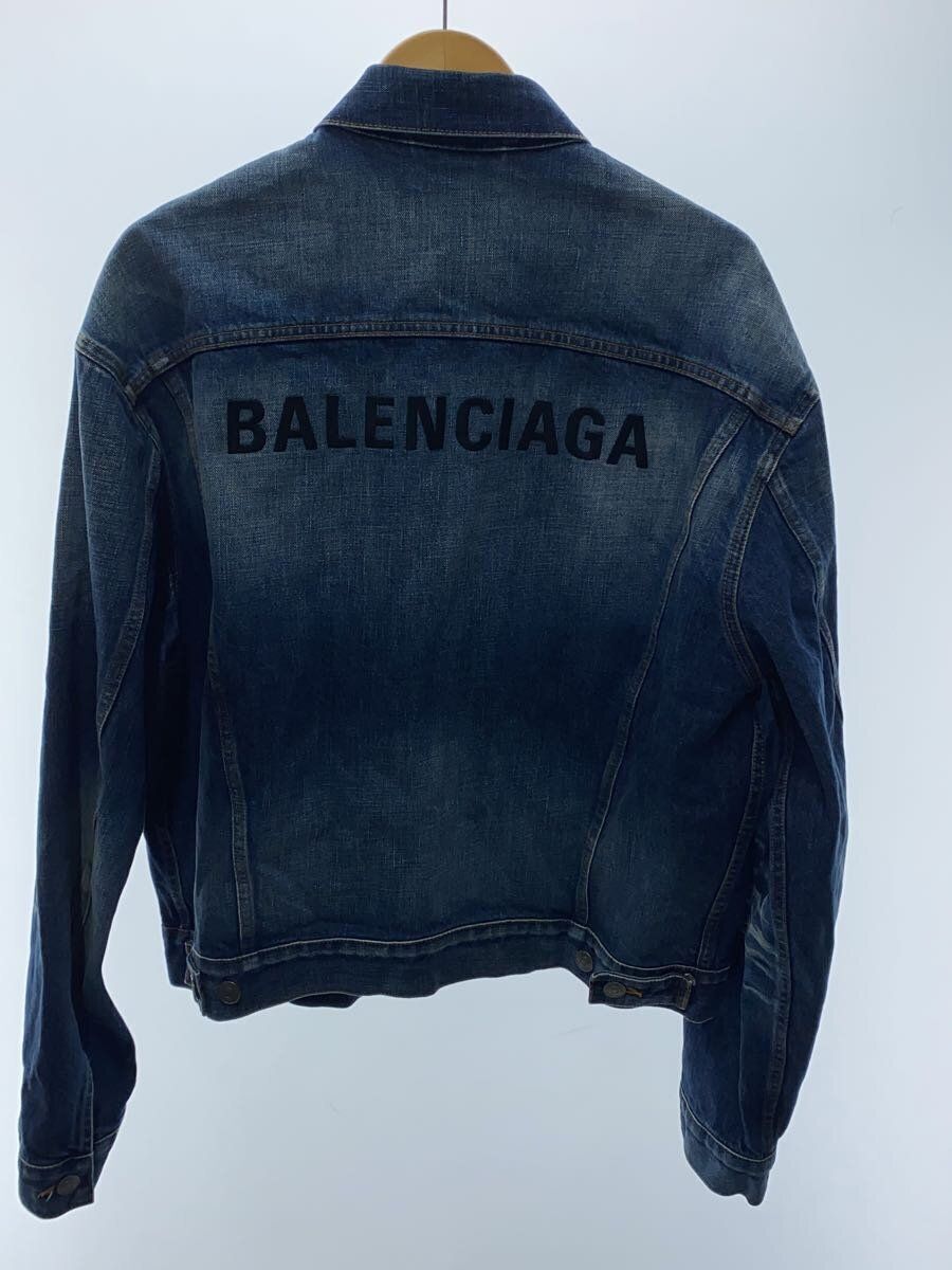 BALENCIAGA G JAN OVERSIZED DENIM JACKET 46 COTTON INDIGO BALENCIAGA G JAN OVERSIZED DENIM JACKET 46 COTTON INDIGO