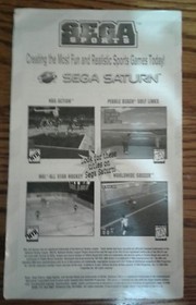 Daytona USA Sega Saturn SS Instruction Manual Booklet 