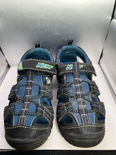 Nerf USA boys youth sandals hiking shoes size 4 non-marking bottom sole