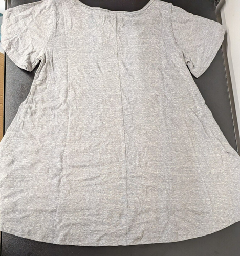 Portland Trail Blazers Gameday Couture Criss Cross Neck Gray T-Shirt Sz Large - Picture 4 of 8