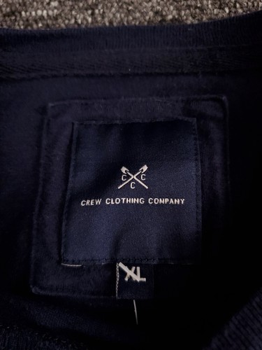 Crew Clothing Top Shirt Men Large Blue Stripe Pocket - Picture 4 of 6