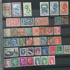 #297 France and colonies mixed postal stamps from collection