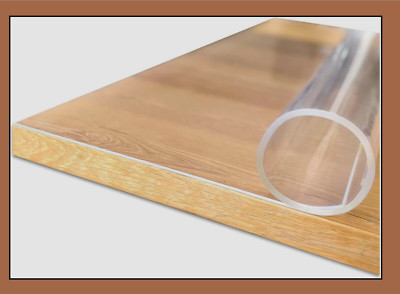 Profolio Tischfolie Rechteckig und Transparent Klare Hochglanz (2M) 200x51,3 cm